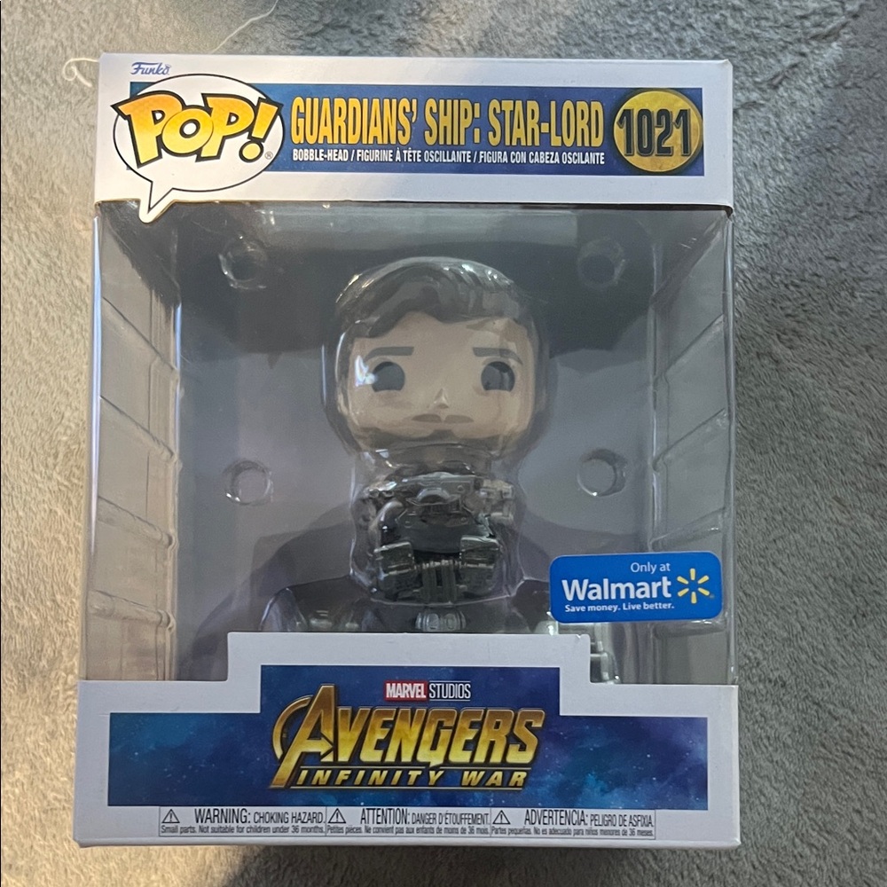Funko Pop! Star-Lord Action Figure - Gray and Black